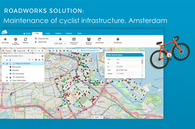 Roadworks: Maintaining cyclists infrastructure in Amsterdam