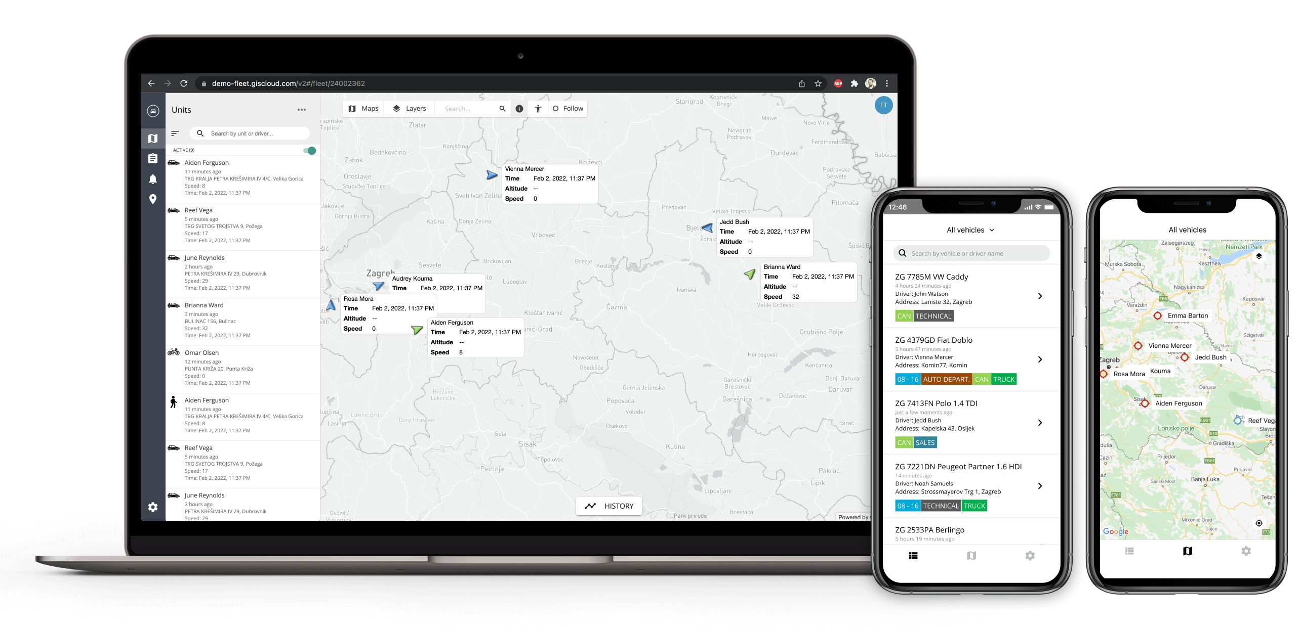 GIS Cloud Track