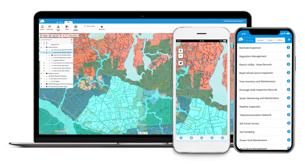 MapViewer is a GIS Cloud Application that decision makers can use to collaborate with colleagues and view maps and data even offline maps to make important decisions.