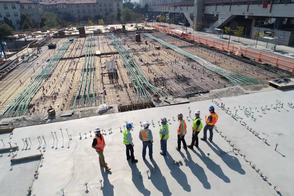 Civil engineering / AEC site: field crews and the office on one live map