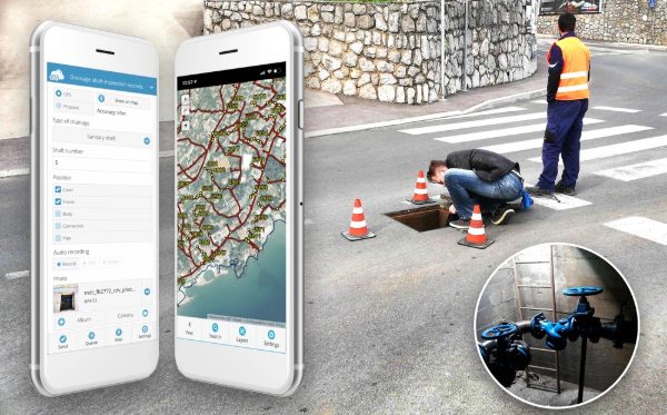 Liburnian Waters drainage shaft inspection with Mobile Data Collection