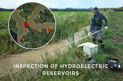 Inspecting and maintaining hydroelectric reservoirs in Brazil