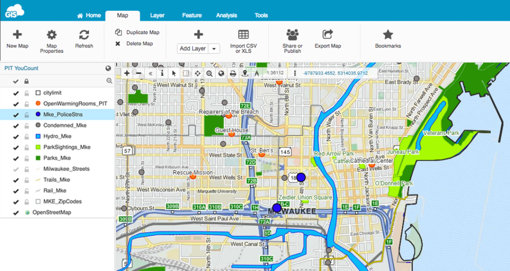 gis for analyzing homeless populations