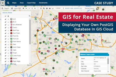 GIS For Real Estate – Display Your PostGIS Database In GIS Cloud