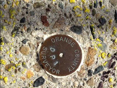 Benchmark (Surveying) Case Study: Monument Inventory in Orange County, CA