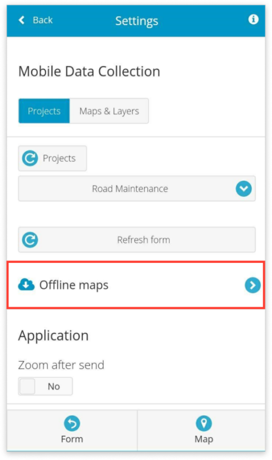 Offline Mapping and Data Collection GIS Cloud