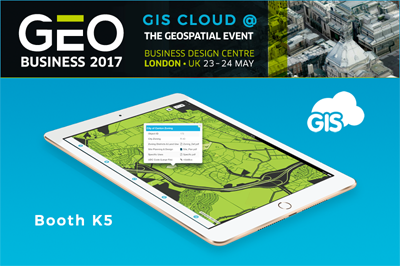 Visit GIS Cloud Booth and Attend Collaborative Mapping Workshop at GEO Business Show 2017 in London