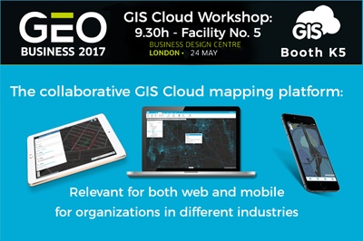 Attend GIS Cloud Workshop at GEO Business Show on May 24th