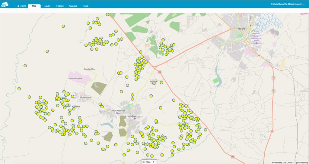 GIS Cloud Mobile Data Collection preserves forests in Zambia