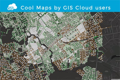Cool maps by GIS Cloud Users