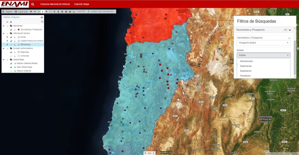 GIS in Chile Mining Industry