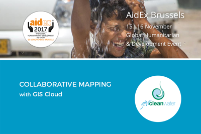 Learn about GIS Cloud Non-profit Use Cases at AidEx in Brussels (15-16 November)