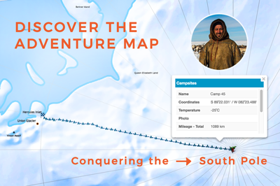 Conquering the South Pole: Davor Rostuhar’s Interactive Map