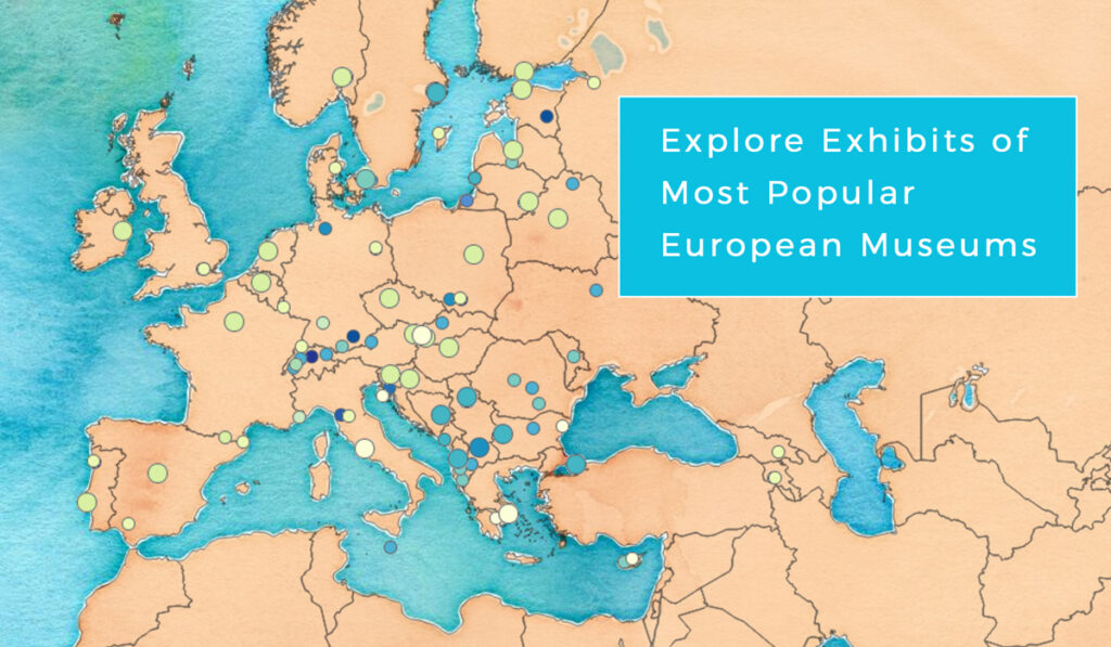 Interactive map of museums in Europe