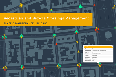 Traffic Maintenance Using GIS Cloud: Pedestrian and Bicycle Crossings Management (Use Case)