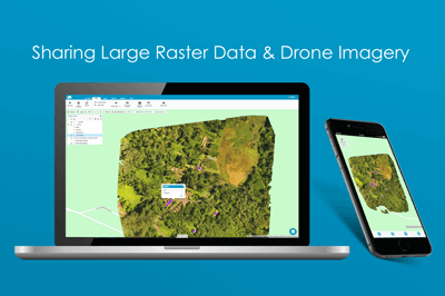 Sharing Large Raster Maps and Drone imagery with GIS Cloud
