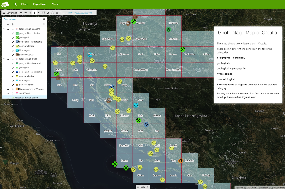 Raising Awareness About Geoheritage With a GIS Portal