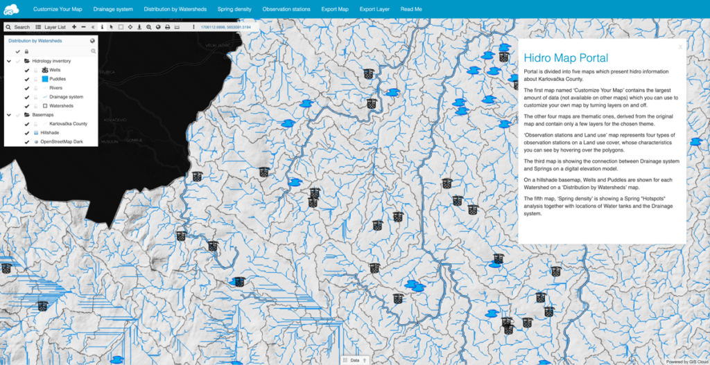 hydology geospatial dataset