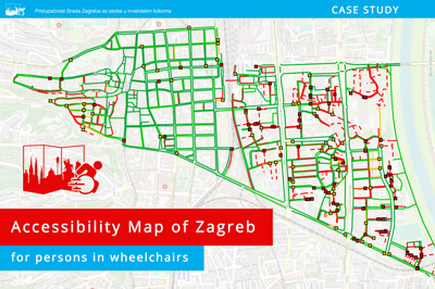 Accessibility Map of Zagreb for Persons in Wheelchairs (Collecting Lines Case Study)
