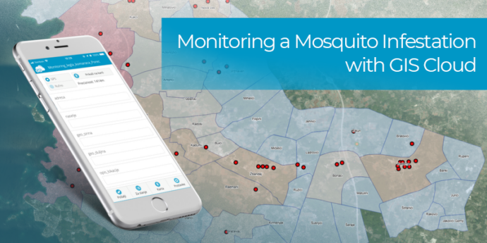 Gis Insect Monitoring a Mosquito Infestation with GIS Cloud | GIS Cloud