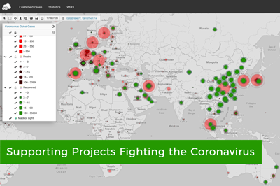 GIS Cloud Offers Technology and Support for Free to Projects Fighting to Contain Coronavirus