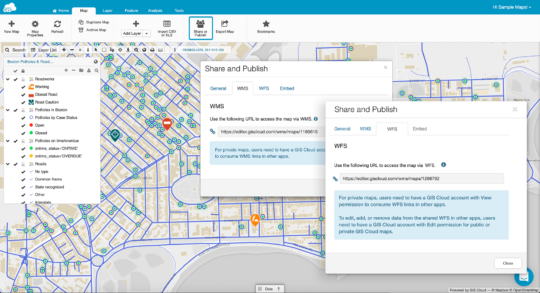 Use WFS and WMS to View and Edit GIS Cloud Data in Other Apps (New ...