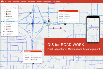 Online GIS In Road Work Inspections And Maintenance