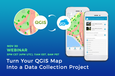 Turn your QGIS map into a data collection project – FREE Webinar