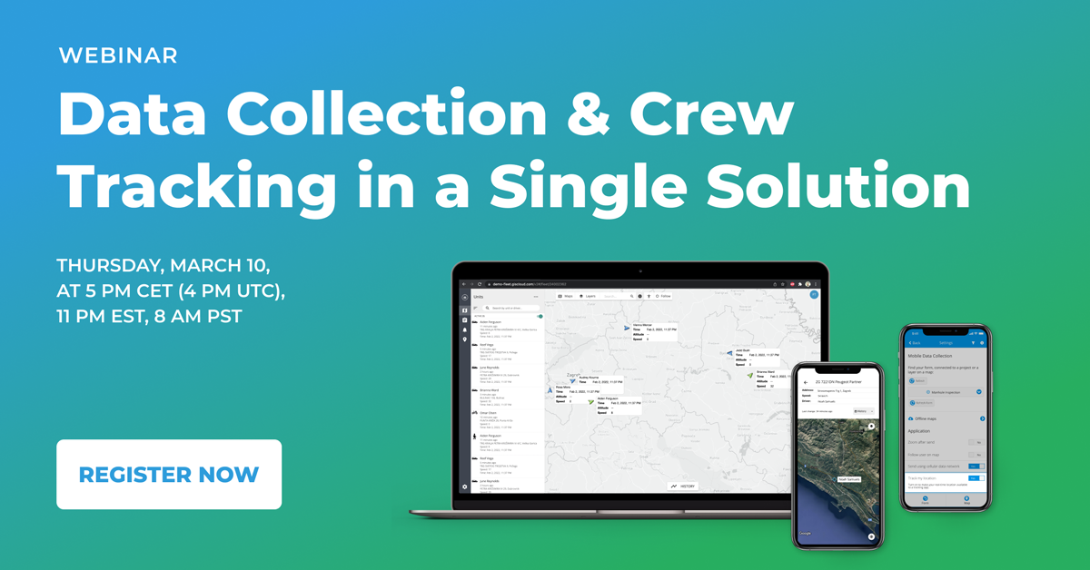 Data Collection & Crew Tracking in a Single Solution + Webinar Invite