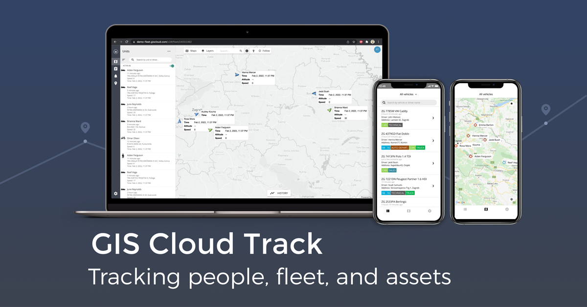 GIS Cloud Track New Product Release