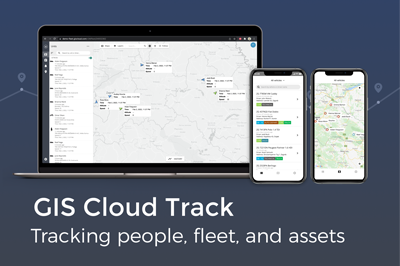 GIS Cloud Track – New Product Launch! Tracking fleet, people and assets