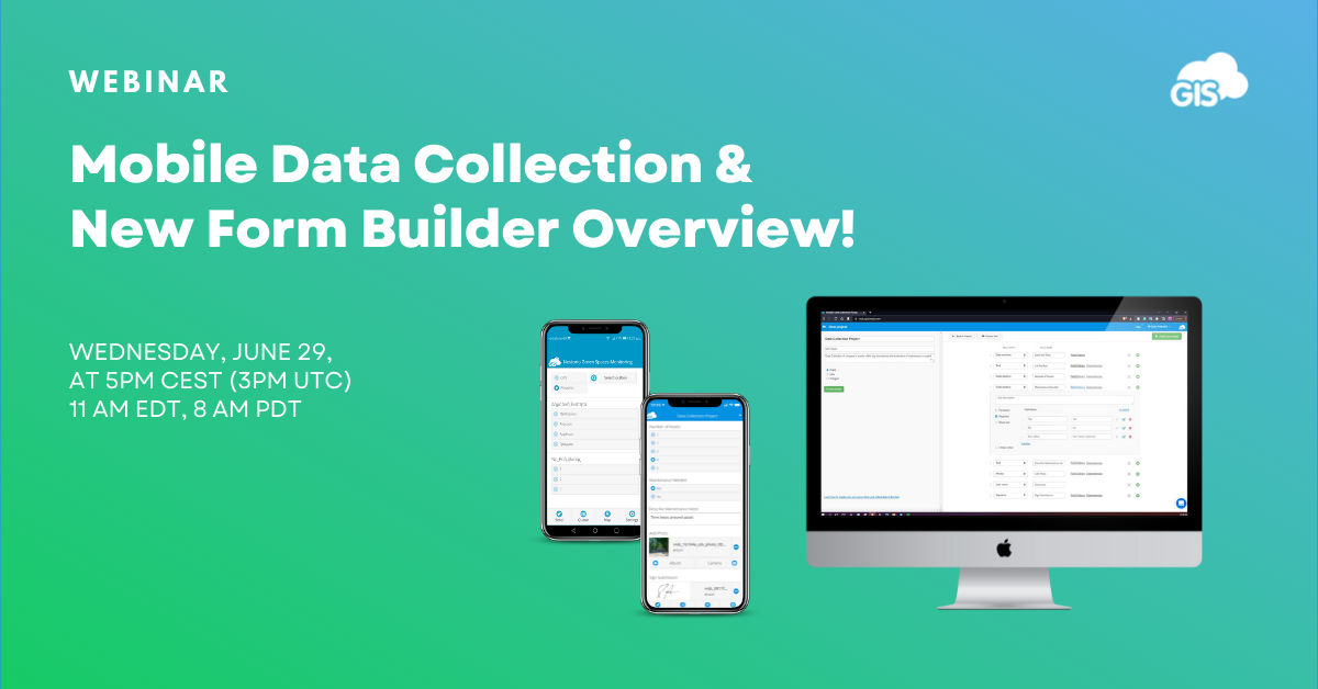 mobile data collection new form builder webinar invite