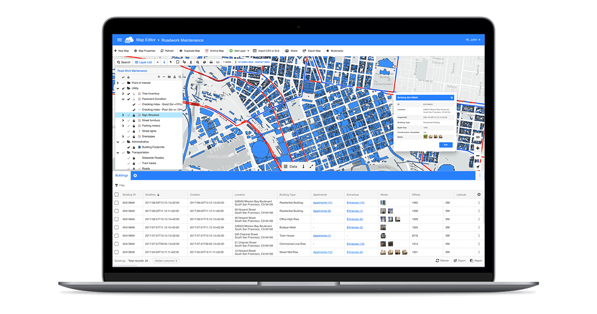 gis cloud tool for building and sharing maps