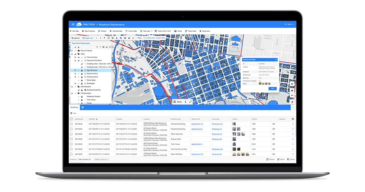 controlled view from the same data