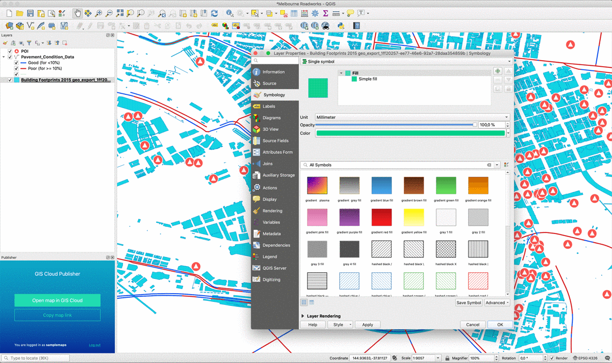 GIS Cloud Publisher for QGIS  GIS Cloud