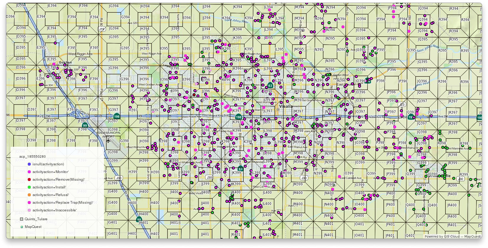 Using GIS In Pest Control And Management Tulare County CA (Case Study) GIS Cloud