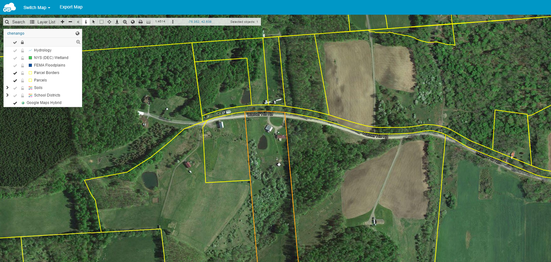Land Administration Parcel Management Case Study State Of New York Gis Cloud
