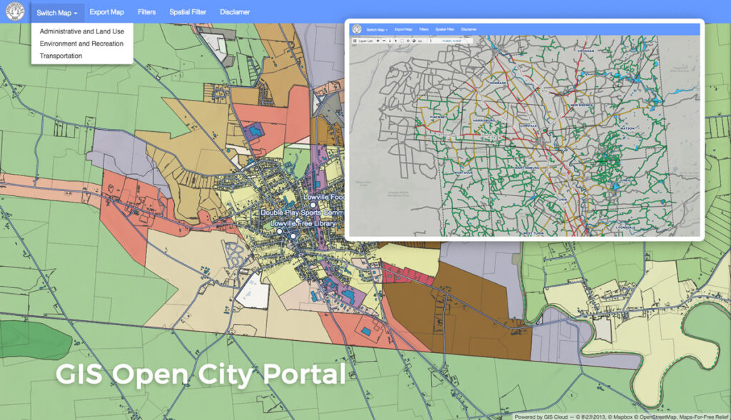 How to create a GIS Open City Portal, Lewis County, NY ...