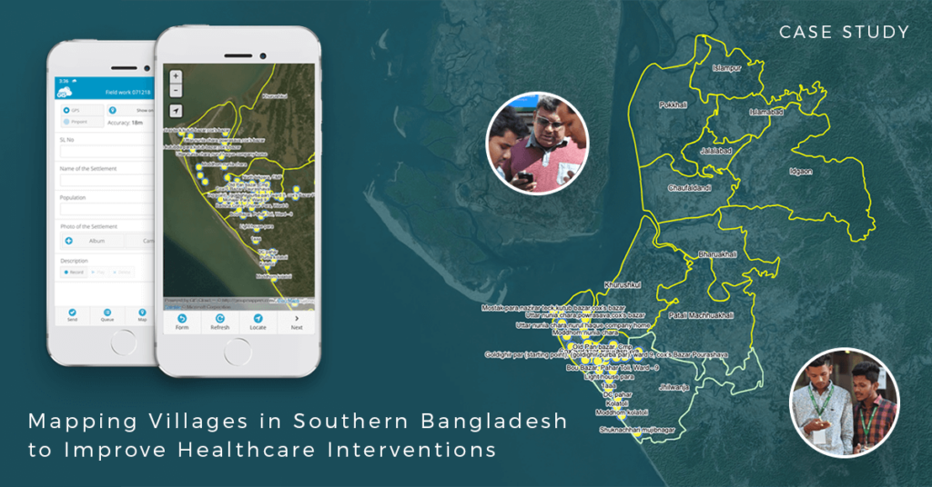 Mapping Villages in Southern Bangladesh with GIS Cloud